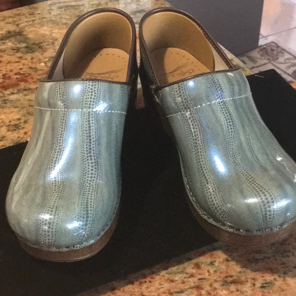 Dansko Blue Clogs